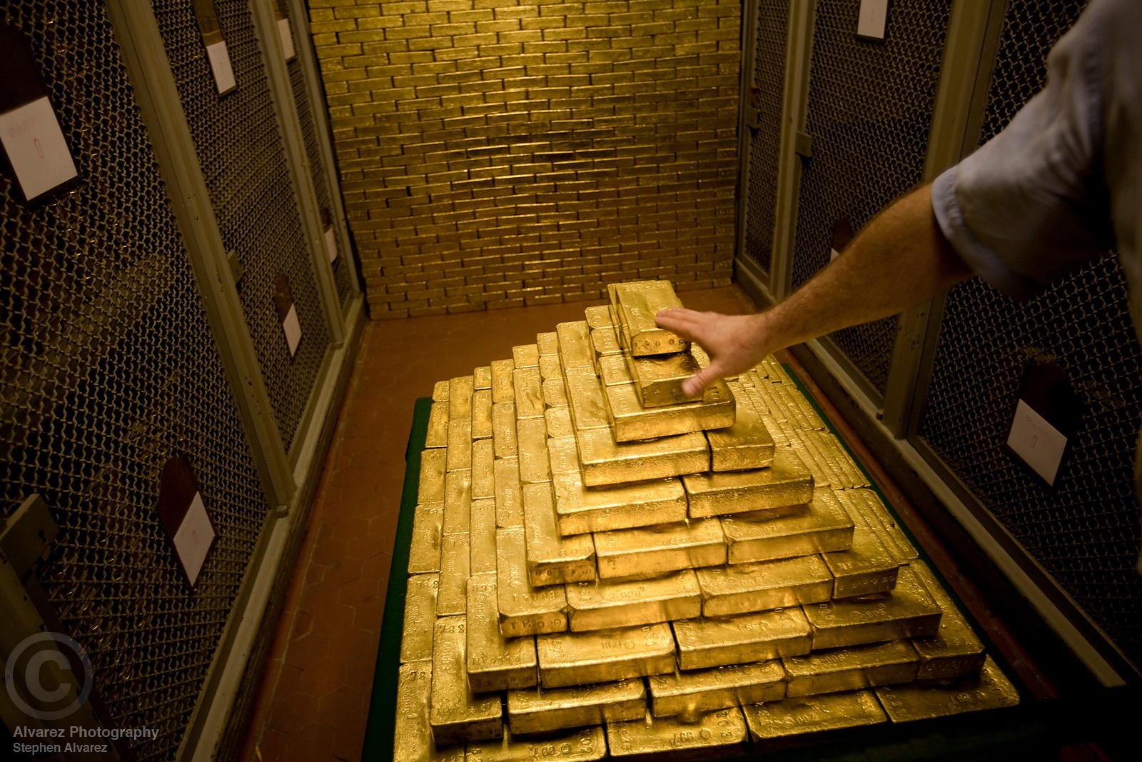 Хранение золотых слитков